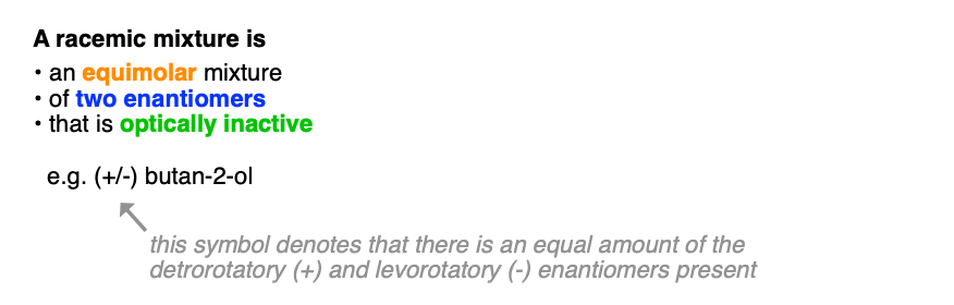 -definition-of-a-racemic-mixture-is-an-equimolar-mixture-of-enantiomers-that-is-optically-inactive