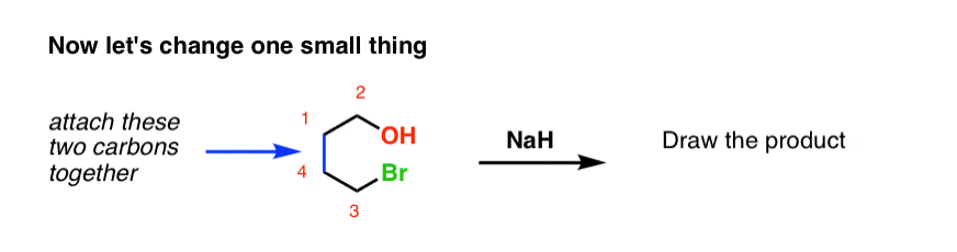 change one small thing with williamson make the reaction intramolecular suddenly students have challenges why is that