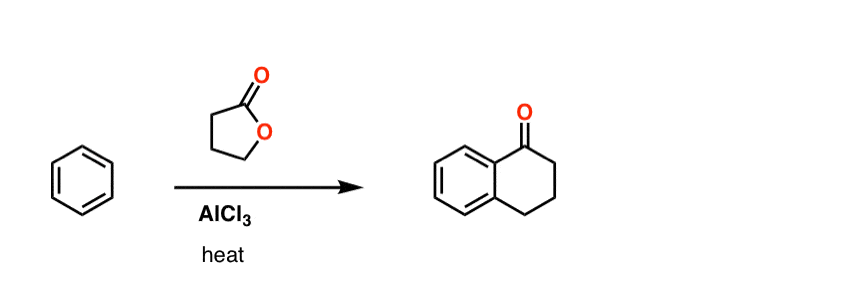 answer for friedel crafts acylation reaction problem